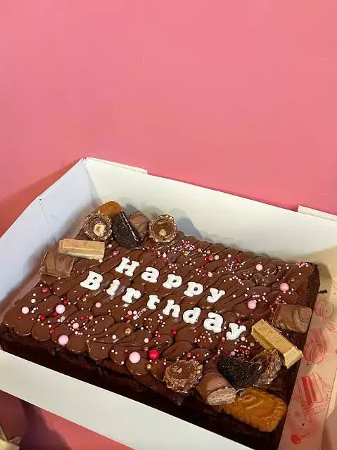 Fudge Chocolate Brownie Slab Karachi